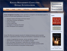 Tablet Screenshot of kinsalemanagementconsulting.com